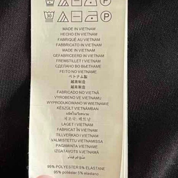 MICHAEL MICHAEL KORS || Black Short Ladder Sleeve Top. Sz. M - Picture 5 of 8